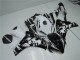 Blanc Noir Brillant Carénage ABS Honda CBR1000RR 2008-2011