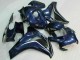 Bleu Foncé Noir Brillant Carénage Moto Honda CBR1000RR 2008-2011
