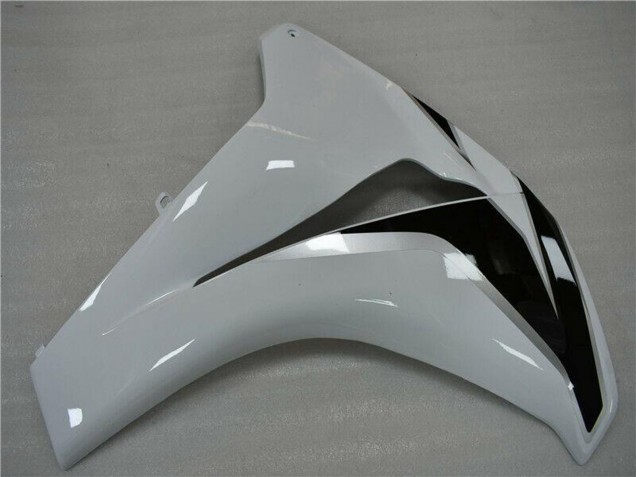 Blanc Noir Brillant Kits Carénages Moto ABS Honda CBR1000RR 2008-2011