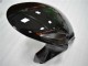 Blanc Noir Brillant Kits Carénages Moto ABS Honda CBR1000RR 2008-2011