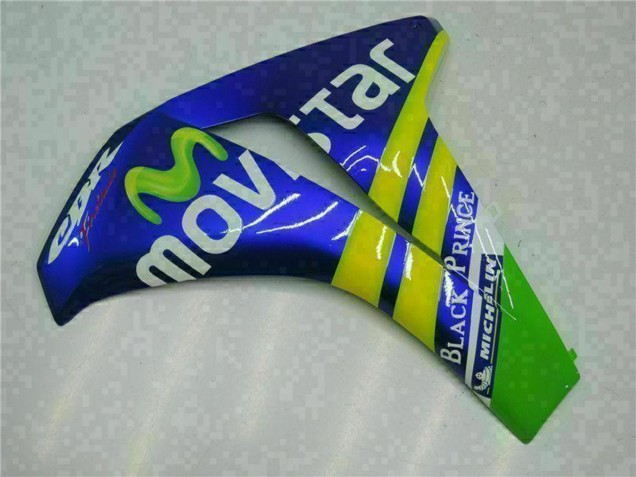 Bleu Jaune Vert MoviStar Castrol Carénage Moto Honda CBR1000RR 2008-2011