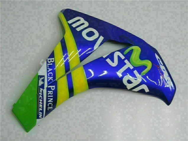 Bleu Jaune Vert MoviStar Castrol Carénage Moto Honda CBR1000RR 2008-2011