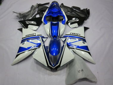 Blanc Bleu Noir Layerd Semakin Didepan Carénage Moto Yamaha R1 2012-2014 Pas Chère