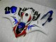Blanc Rouge Bleu HRC Kits Carénages Moto ABS Honda CBR1000RR 2008-2011
