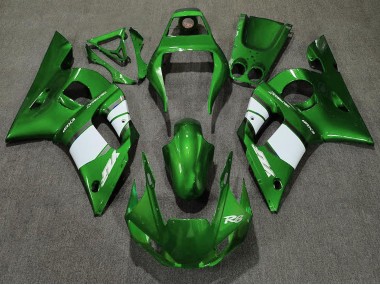 Vert Blanc Carénages Moto Yamaha R6 1998-2002 Pas Chère