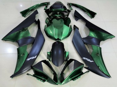 Vert Noir Mat Carénage Moto Yamaha R6 2008-2016 Pas Chère
