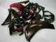 Noir Brillant Rouge Flamme Kits Carénages Moto Honda CBR1000RR 2008-2011