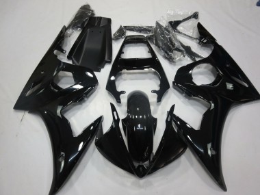 Noir Brillant Carénage Moto Yamaha R6 2005 Pas Chère