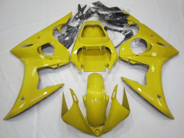 Jaune Brillant Carénage Moto Yamaha R6 2003-2004 Pas Chère