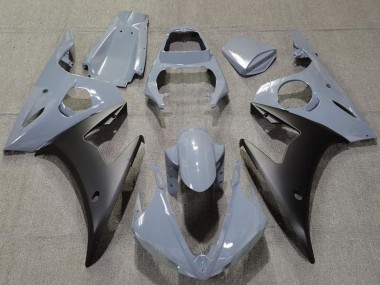Nardo Gris Noir Mat Carénage Moto Yamaha R6 2003-2004 Pas Chère