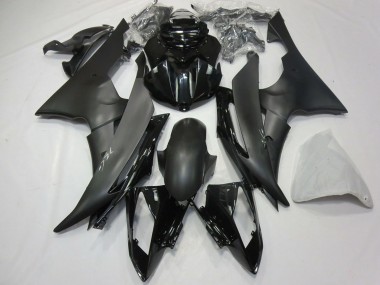 Noir Brillant Noir Mat Carénages Moto Yamaha R6 2008-2016 Pas Chère
