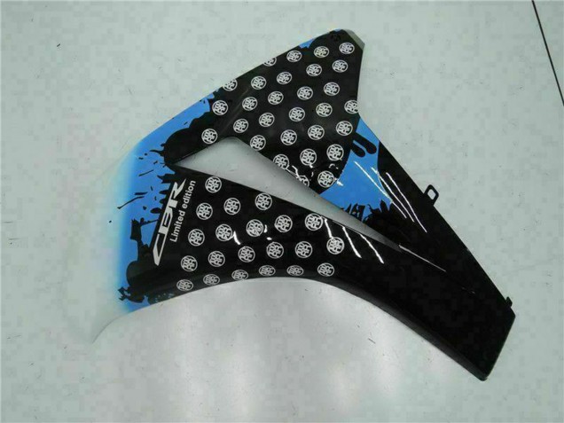 Blanc Bleu Noir Brillant Carénages Moto Honda CBR1000RR 2008-2011