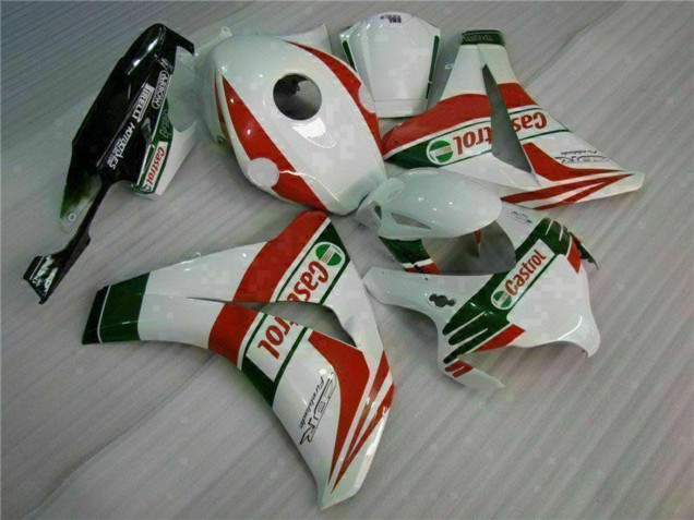 Blanc Rouge Vert Castrol Carénage Moto Honda CBR1000RR 2008-2011