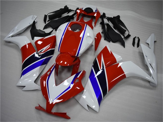 Blanc Rouge Bleu Kits Carénages Moto ABS Honda CBR1000RR 2012-2016