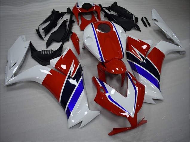 Blanc Rouge Bleu Kits Carénages Moto ABS Honda CBR1000RR 2012-2016