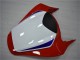 Blanc Rouge Bleu Kits Carénages Moto ABS Honda CBR1000RR 2012-2016