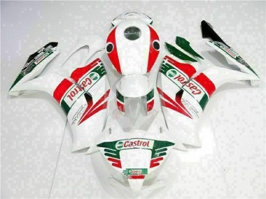 Blanc Rouge Vert Castrol Carénages Moto Honda CBR1000RR 2012-2016 Pas Chère