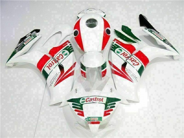 Blanc Rouge Vert Castrol Carénages Moto Honda CBR1000RR 2012-2016