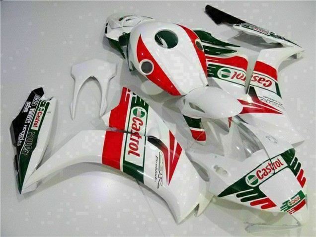 Blanc Rouge Vert Castrol Carénages Moto Honda CBR1000RR 2012-2016