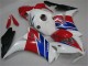 Blanc Rouge Bleu Noir Mat Carénage Moto Honda CBR1000RR 2012-2016