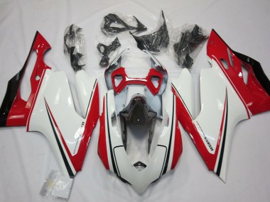 Blanc Rouge Noir Vert Carénages Moto Ducati 1199 2011-2014 Pas Chère