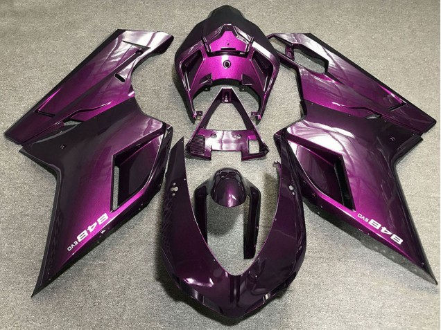 Violet Carénage Moto Ducati 848 2007-2014