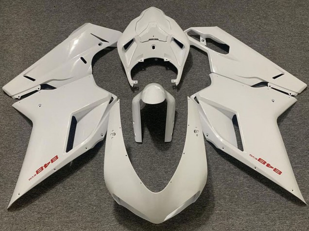 Blanc Perle Carénages Moto Ducati 848 2007-2014