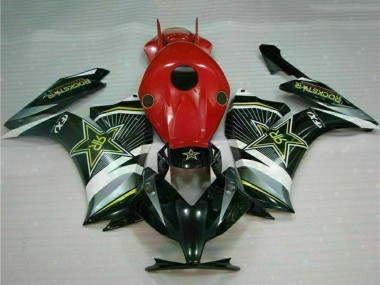 Rouge Noir Blanc Argent Vert Noir Brillant Carénage Moto Honda CBR1000RR 2012-2016 Pas Chère