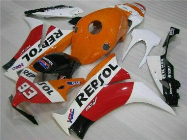 Blanc Orange Rouge Noir Brillant HRC Repsol 93 Carénages Moto Honda CBR1000RR 2012-2016 Pas Chère
