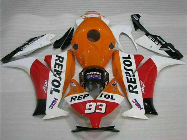 Blanc Orange Rouge Noir Brillant HRC Repsol 93 Carénages Moto Honda CBR1000RR 2012-2016