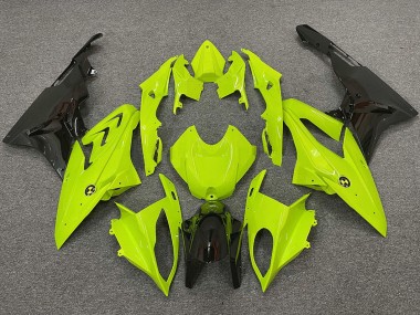 Jaune Néon Noir Brillant Carénage Moto BMW S1000RR 2009-2014 Pas Chère