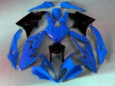Bleu Noir Brillant Carénage Moto BMW S1000RR 2009-2014 Pas Chère
