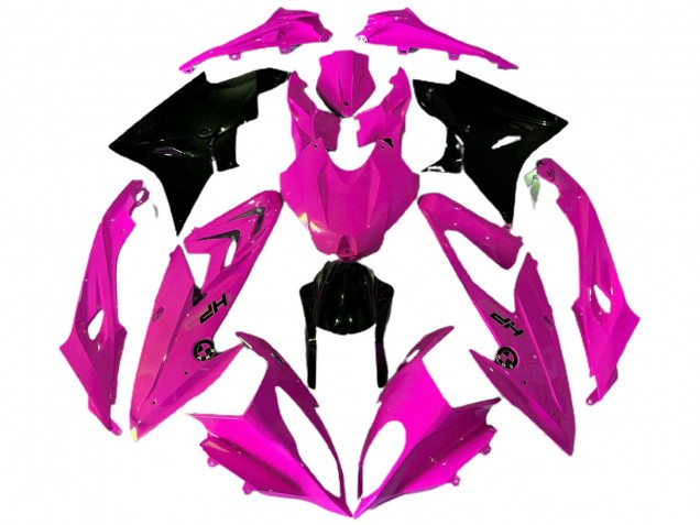 Rose Noir Brillant HP Carénage Moto BMW S1000RR 2009-2014