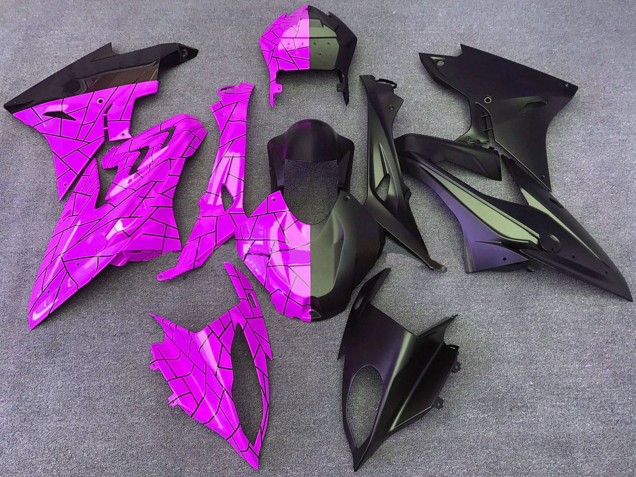 Rose Noir Mat Diviser Carénage Moto BMW S1000RR 2015-2016