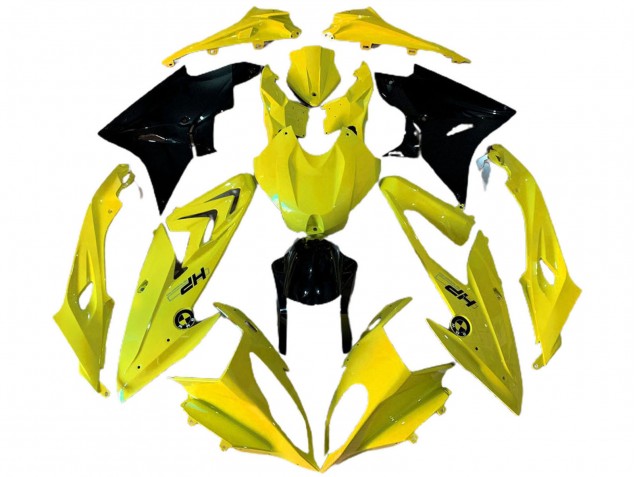 Jaune Noir Brillant HP Carénage Moto BMW S1000RR 2009-2014