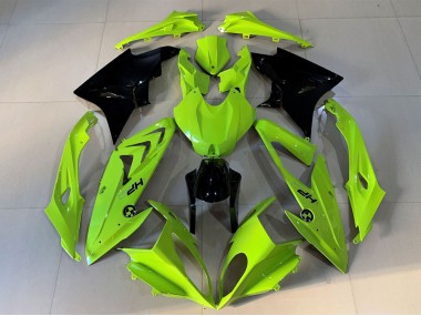 Haute Visibilité Jaune Noir Brillant HP Carénage Moto BMW S1000RR 2009-2014 Pas Chère