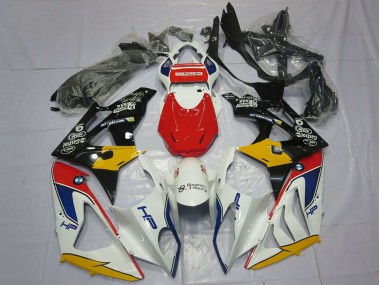 Blanc Rouge Bleu Jaune Noir HP Carénage Moto BMW S1000RR 2015-2016 Pas Chère