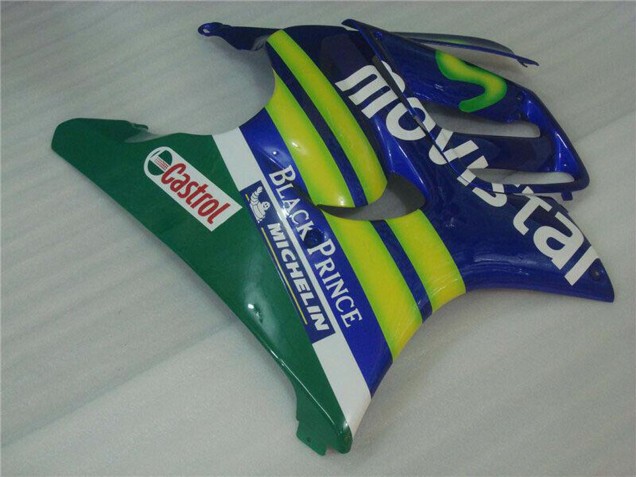Bleu Vert Jaune MoviStar Rouge Castrol Carénage Moto Honda CBR600 F3 1995-1996