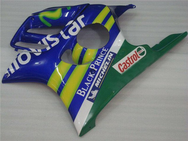 Bleu Vert Jaune MoviStar Rouge Castrol Carénage Moto Honda CBR600 F3 1995-1996