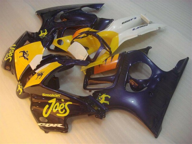 Bleu Jaune Joes Carénage Moto Honda CBR600 F3 1995-1996
