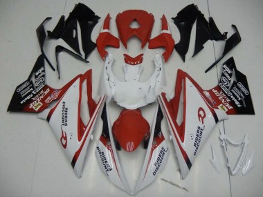 Blanc Rouge Noir Brillant Carénages Moto Triumph Daytona 675 2013-2016 Pas Chère