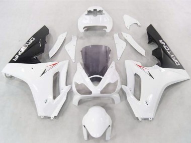 Blanc Noir Brillant Carénage Moto Triumph Daytona 675 2006-2008 Pas Chère