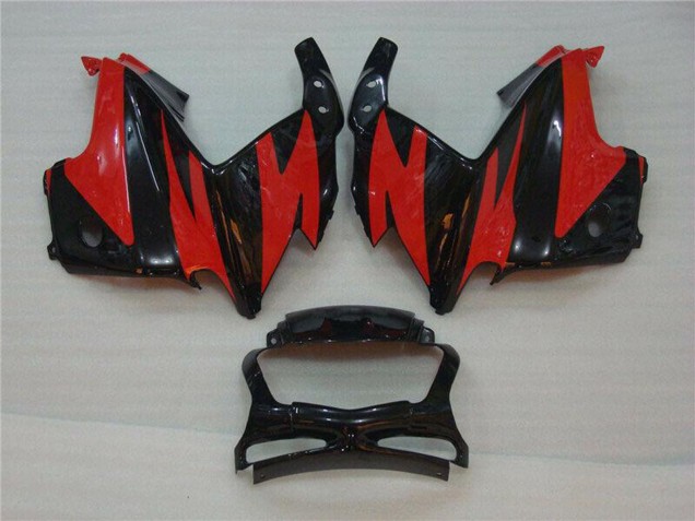 Rouge Noir Brillant Carénages Moto Honda CBR600 F3 1995-1996