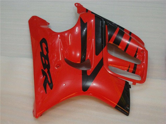 Rouge Noir Brillant Carénages Moto Honda CBR600 F3 1995-1996