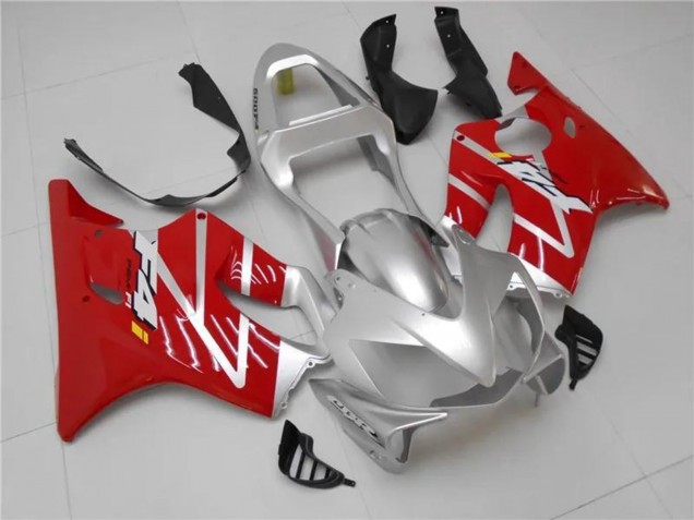 Argent Rouge Kits Carénage Moto Honda CBR600 F4i 2001-2003