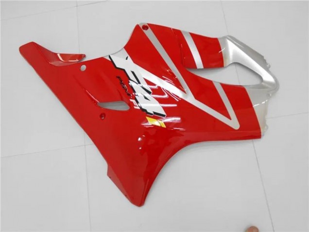 Argent Rouge Kits Carénage Moto Honda CBR600 F4i 2001-2003