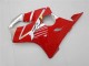 Argent Rouge Kits Carénage Moto Honda CBR600 F4i 2001-2003