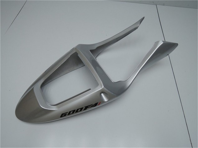 Argent Noir Brillant Carénages Moto Honda CBR600 F4i 2001-2003