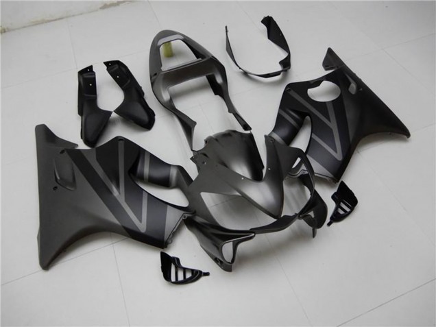 Noir Mat Gris Kits Carénages Moto Honda CBR600 F4i 2001-2003