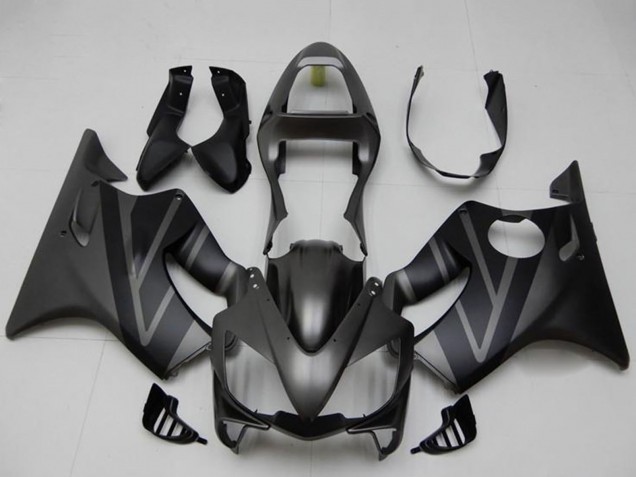 Noir Mat Gris Kits Carénages Moto Honda CBR600 F4i 2001-2003